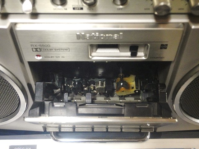 ♪昭和銘機 整備清掃ラジカセ National Disco MACRX-5500 ♪♪昭和銘機 整備清掃済 National 「Disco MAC」 RX-5500 動作美品