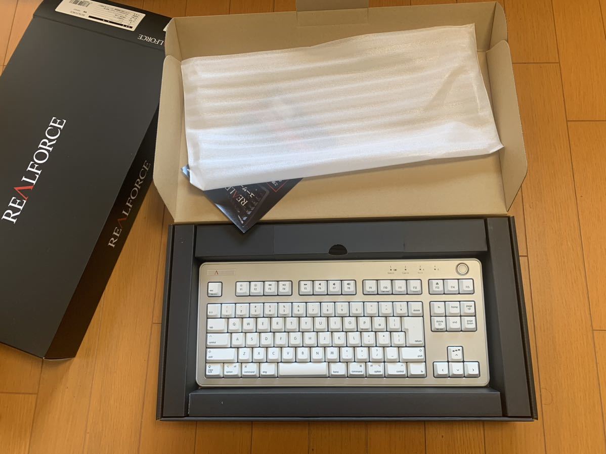 東プレ REALFORCE R3 テンキーレスキーボード Mac用配列・日本語 