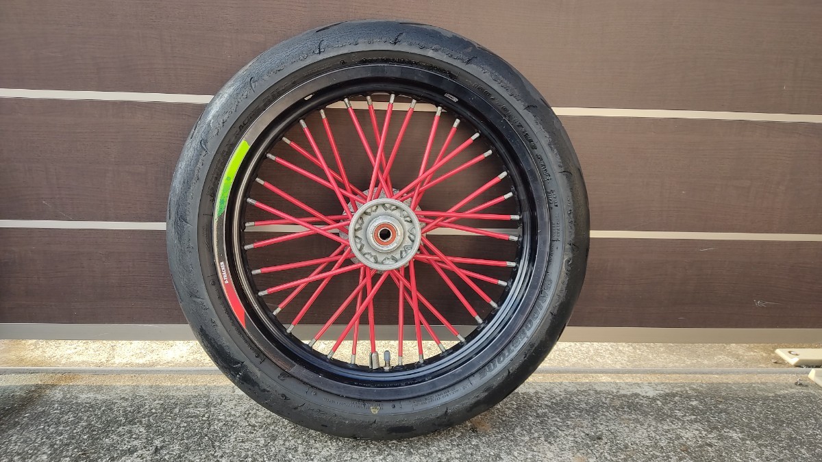 Dトラッカー250 純正フロントホイール 17×3.00検）250SB KLX250 KDX250