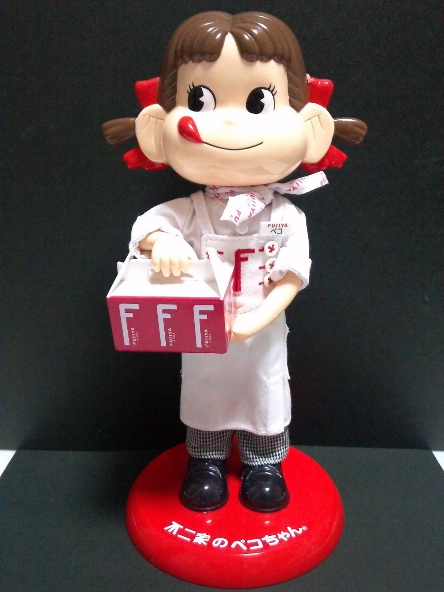 店舗品☆不二家 ペコちゃん ペコちゃん 人形 パティシエ