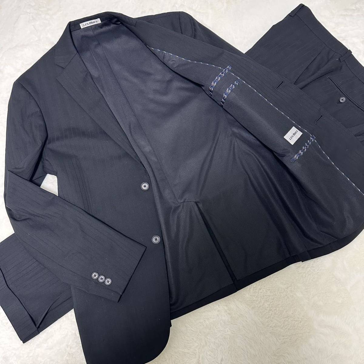 極美品】LES MUES レミュー メンズスーツ セットアップ（上下 