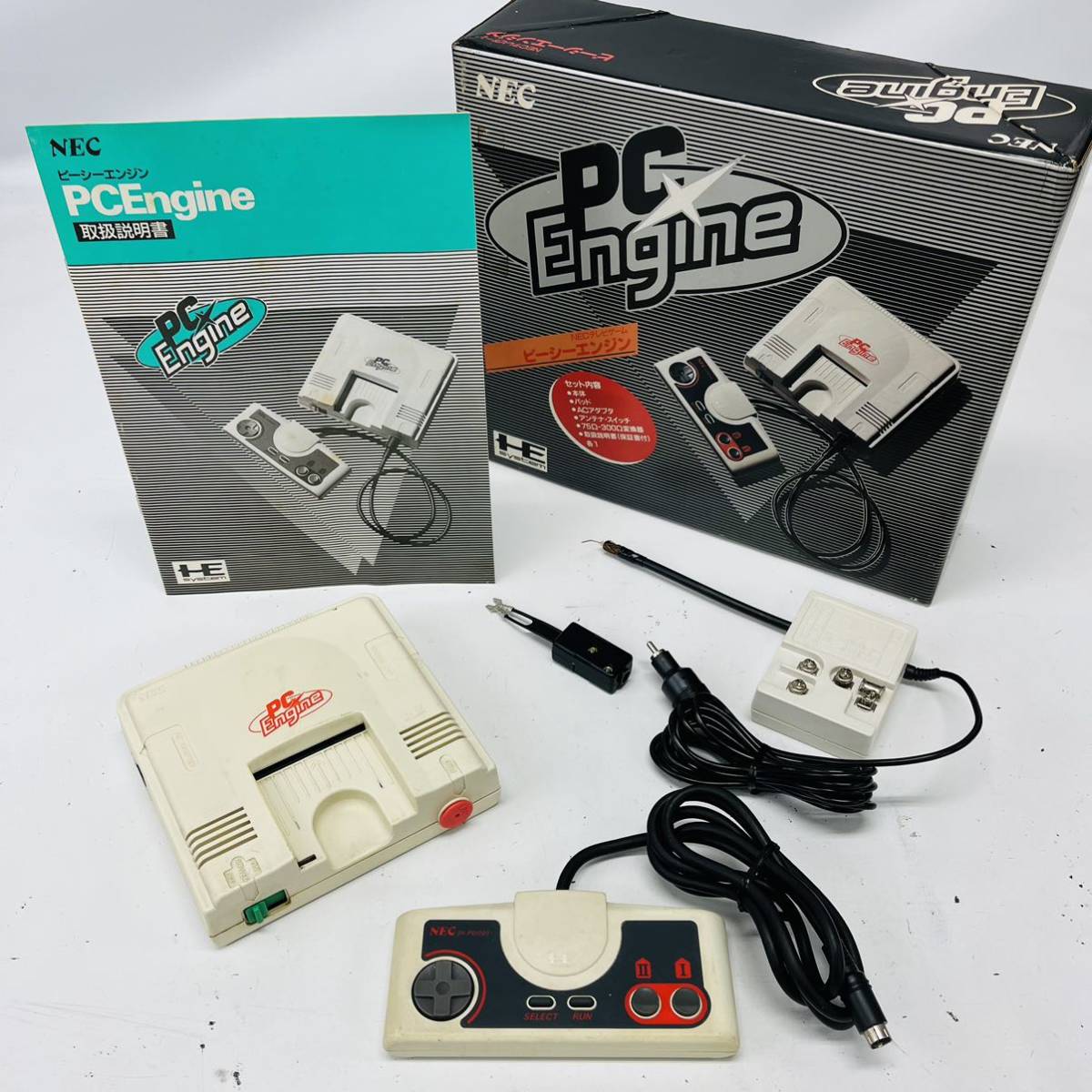 当時物NEC PCエンジン NEC ゲーム機 レトロ コントローラー PCエンジン