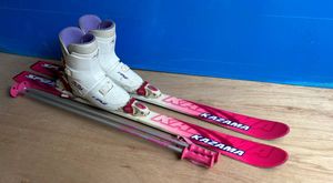 【全国送料無料　北海道・沖縄追加有】★子供用スキーセット★（120/23/90）★612