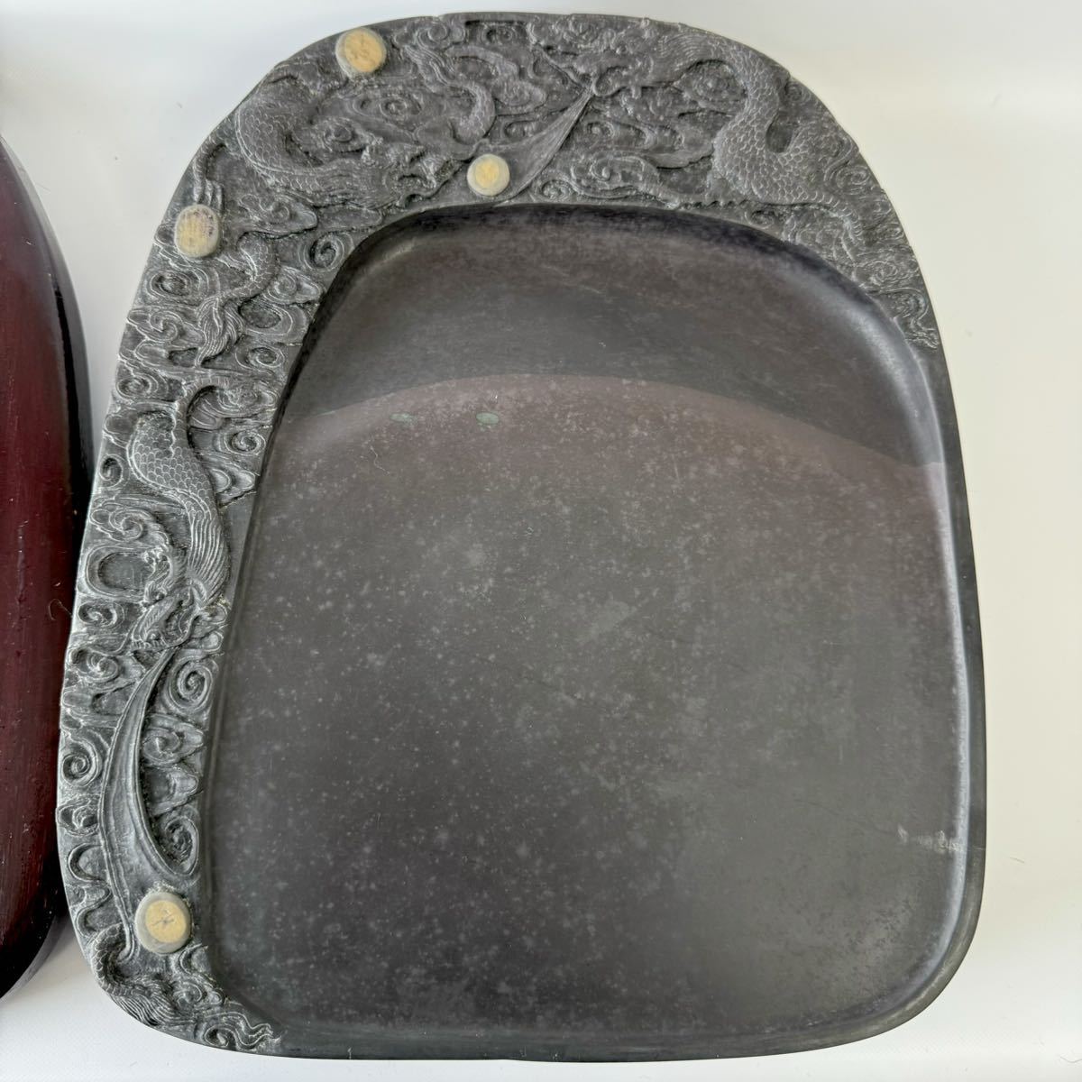 硯(端渓)大きい (30.3㎝×19㎝) 宋坑端渓硯 天然 5.0吋 - 書道用品、墨、墨液、紙、筆を卸価格でご提供