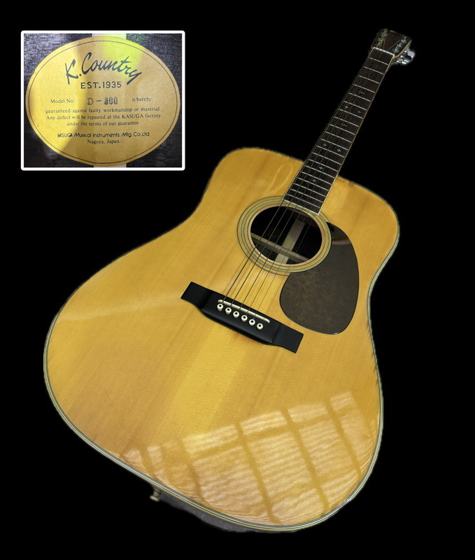 S-105◇K.country EST.1935 アコースティックギター D-300 アコギ 