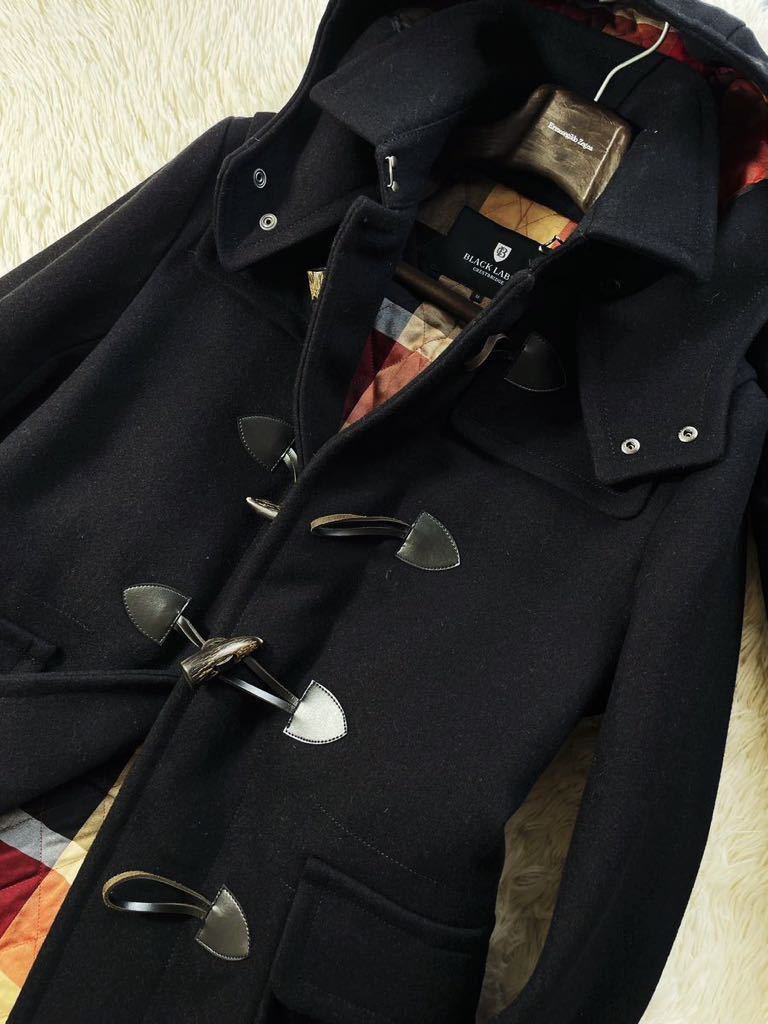Q4【コートカバー付き!!】定価14万 超美品級○BURBERRY BLACK LABEL