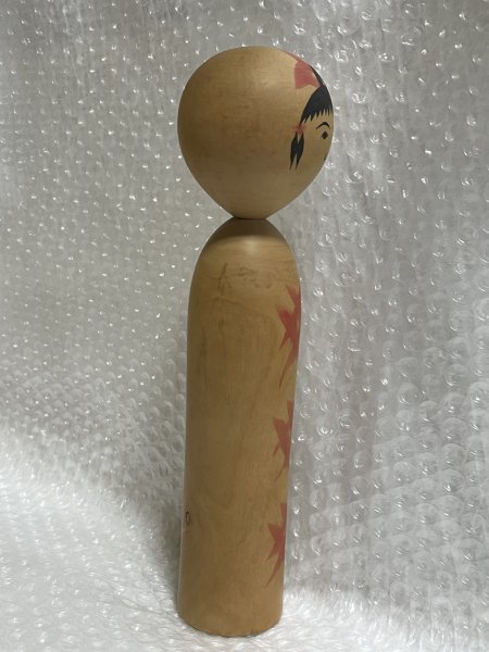 希少 □ こけし □ 鳴子系 河村守 高さ 約24.5cm □ 50.4の書入れあり