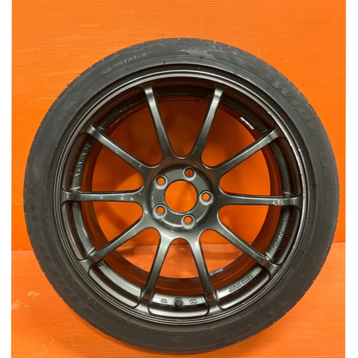 ADVAN アドバン RSⅡ 17インチ 7.5J +50 5穴100 2本セット ヨコハマ インプレッサ レガシィ B4 WRX XV エクシーガ プリウス レクサスCT等に_2