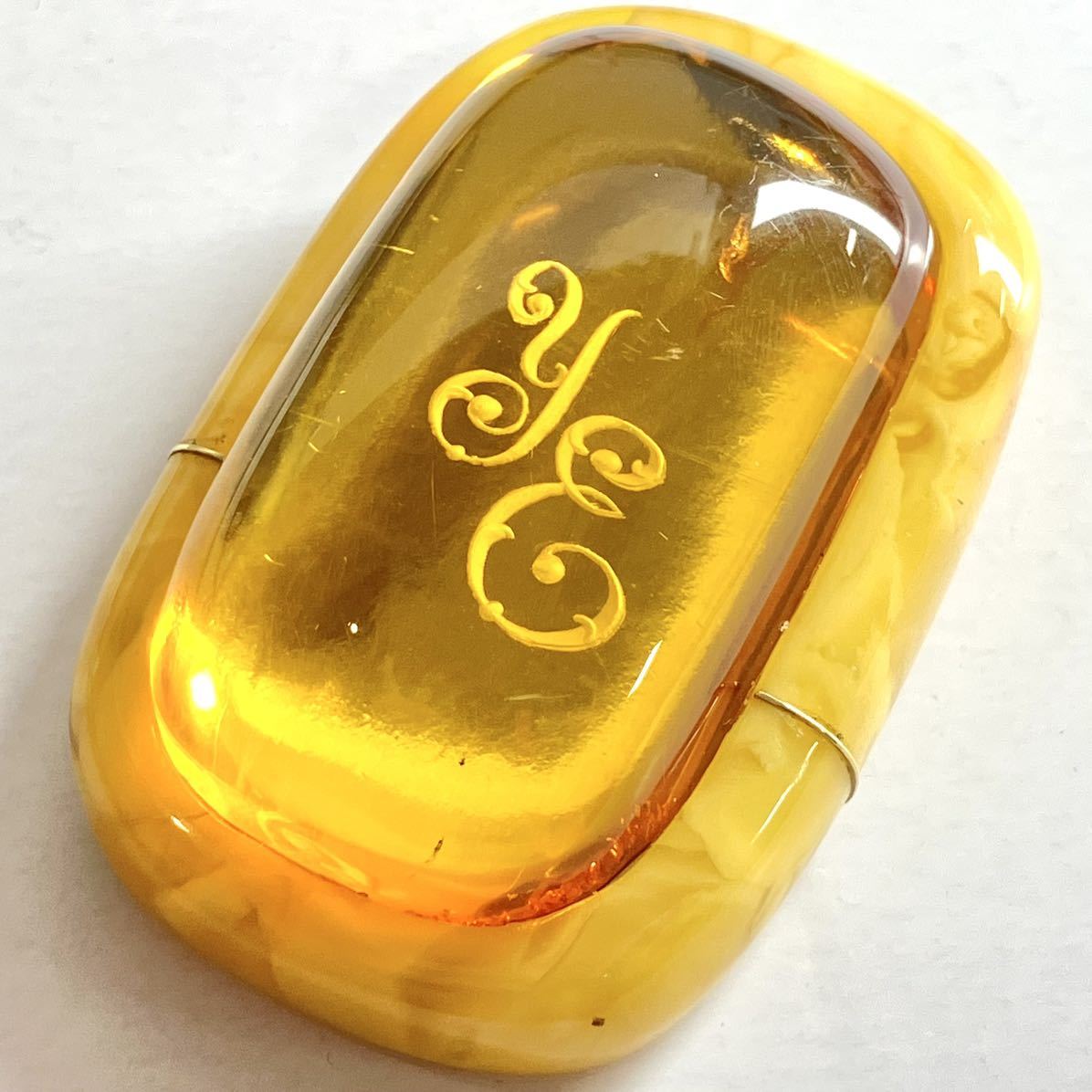 大判 天然本琥珀24.5g F 122.5ct 56.5×37.0mm ルース 裸石 宝石 こはく アンバー amber コハク ジュエリー ...