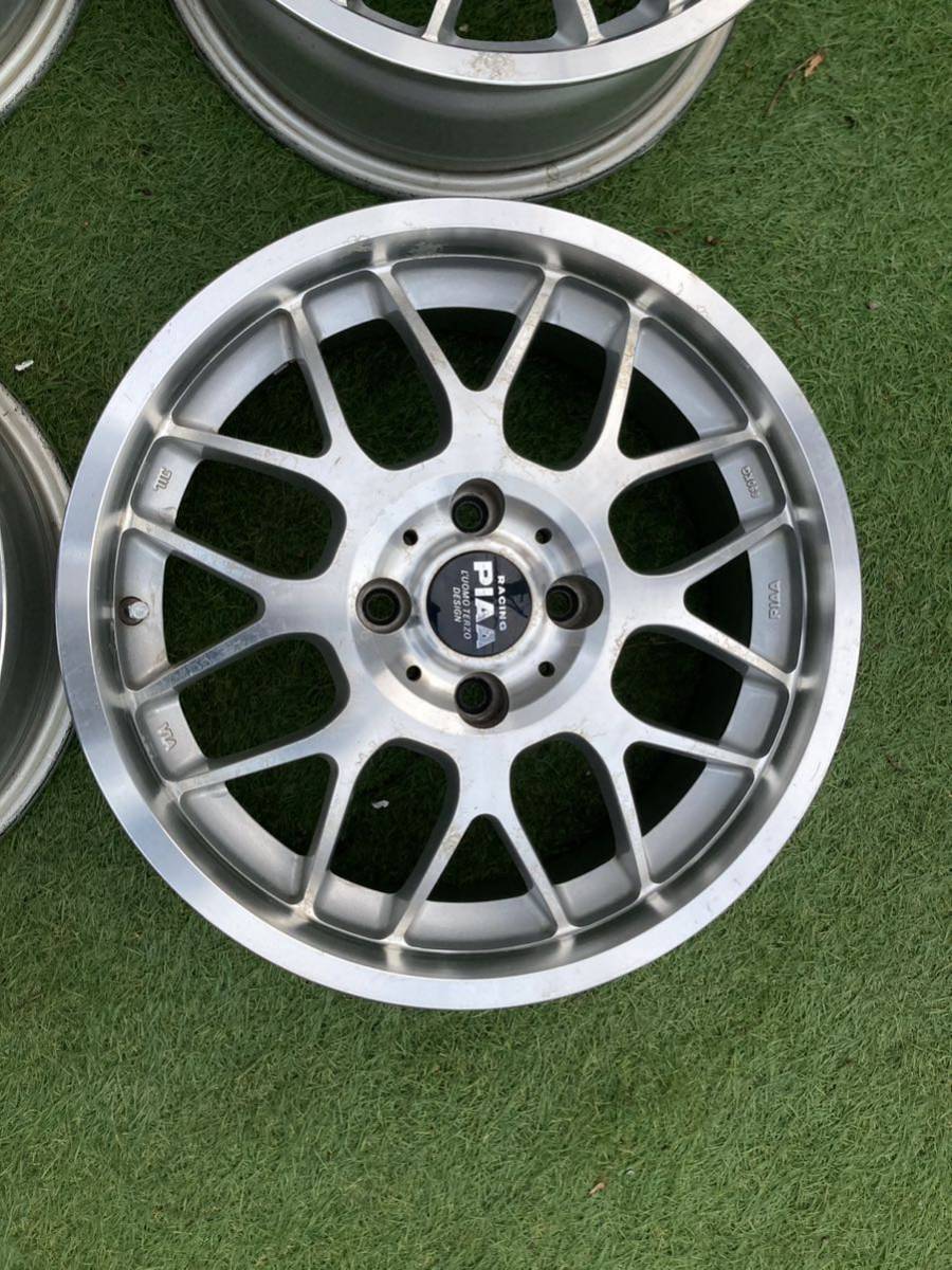 @@中古PIAA　SPORT　MESH　15インチ６J　PCD100　4穴PCD100　4本セット@@_3