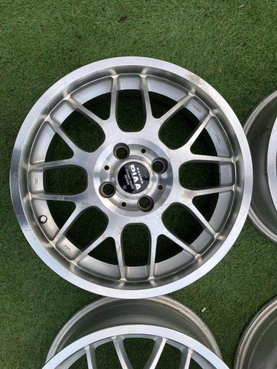 @@中古PIAA　SPORT　MESH　15インチ６J　PCD100　4穴PCD100　4本セット@@_4