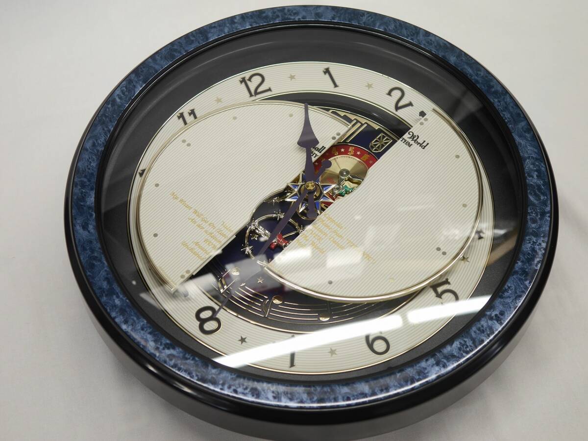RHYTHM Small World パルタージュホーム 4MH754 リズム時計工業 日本製