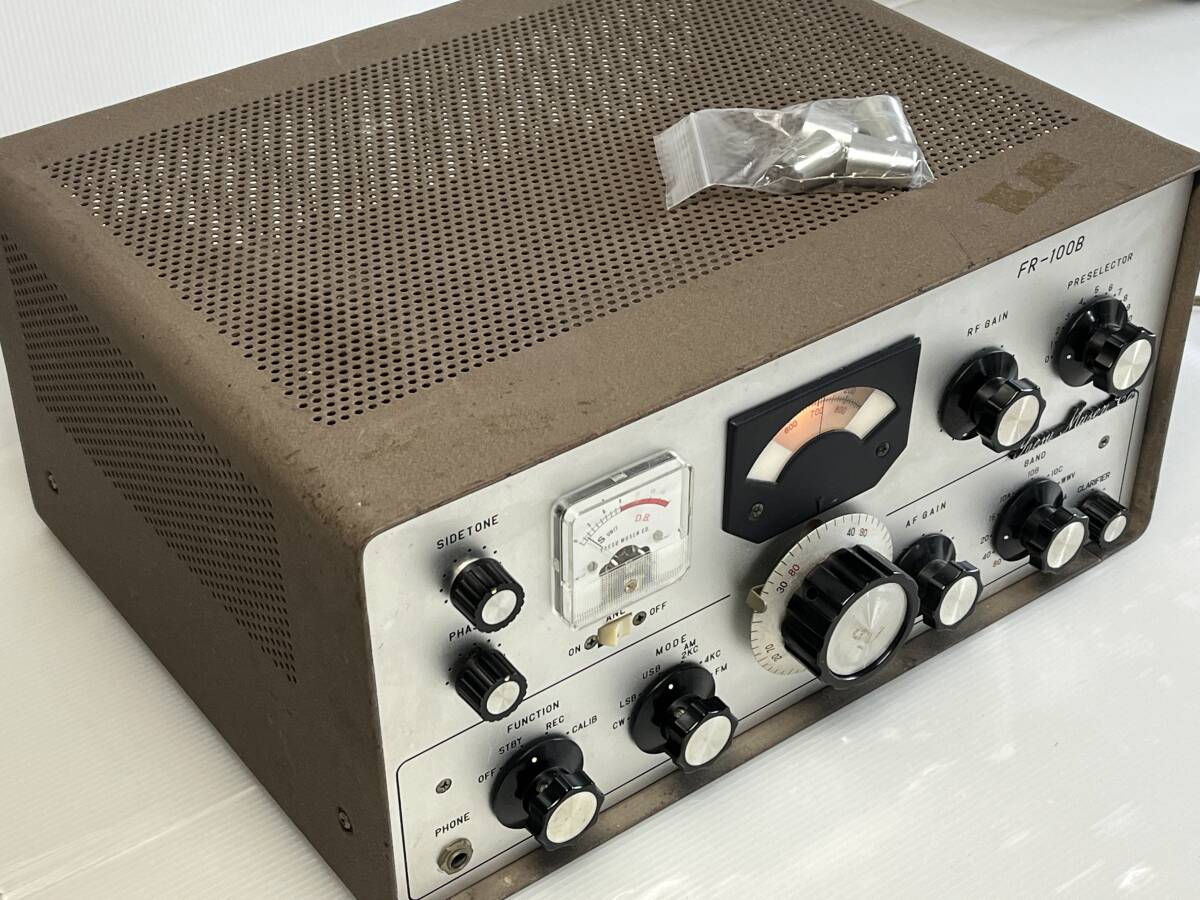 YAESU/八重洲無線 FR-100B アマチュア 無線機 トランシーバー 通電確認