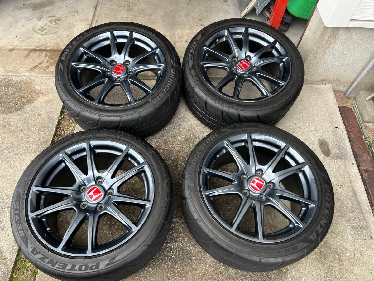 s2000 AP1 後期 純正ホイール 4本セット 前後8.5J 再塗装品 F 245