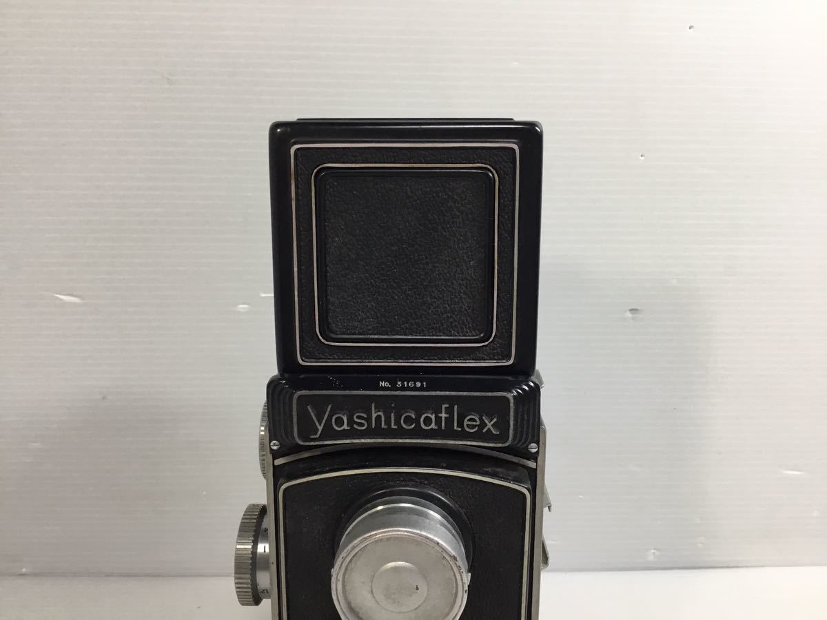 K-2024]Yashicaflex 二眼レフカメラ☆アンティーク レトロ レザー