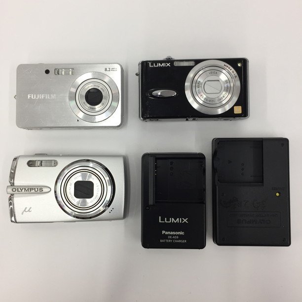 コンデジ 3点おまとめ Panasonic LUMIX FX8 OLYMPUS μ1020 FUJIFILM