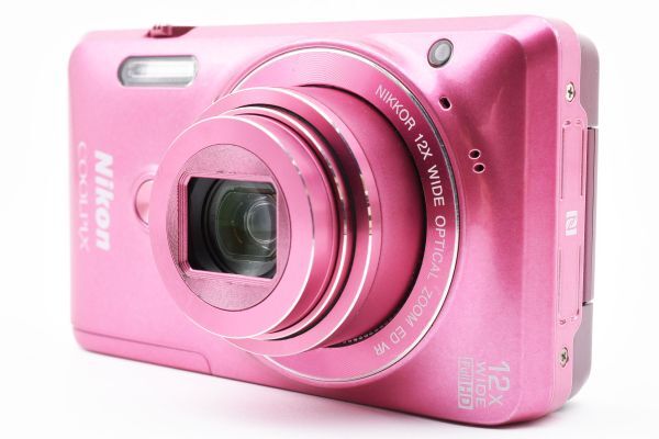 Nikon Coolpix S6900 Pink Conpact Digital Camera ピンク コンパクト