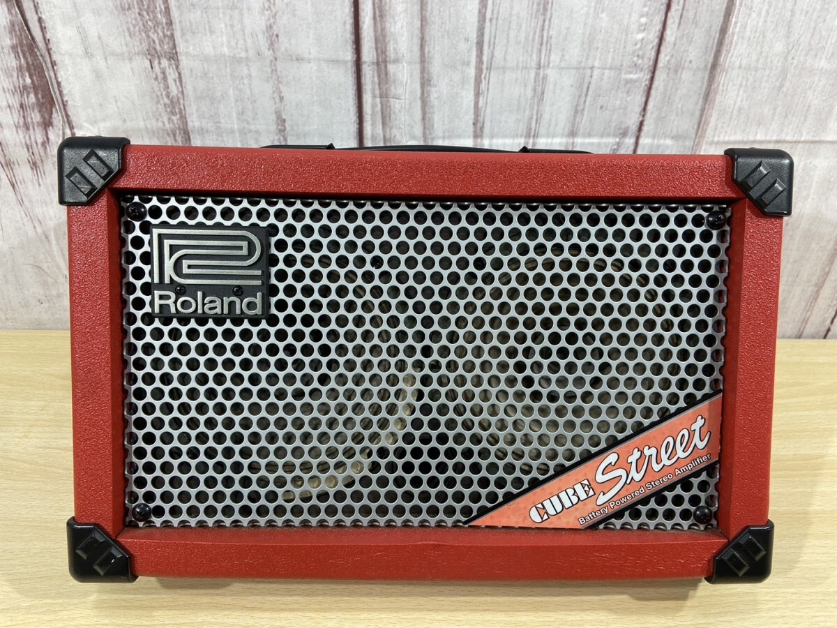 Roland ローランド CUBE street ギターアンプ マイク セット ※一部破損