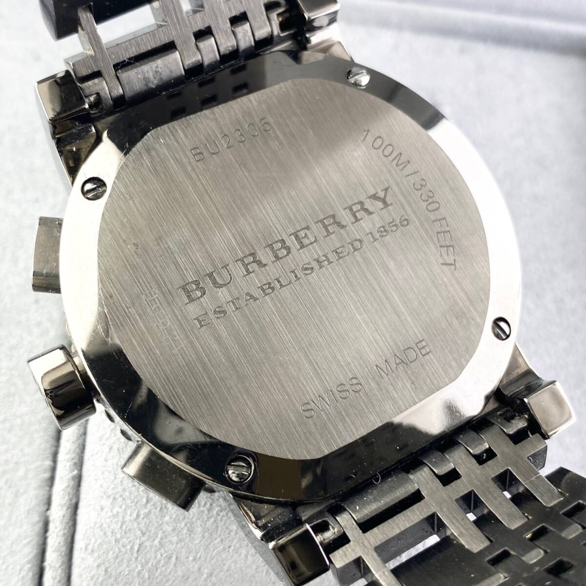 1円〜】BURBERRY バーバリー 腕時計 メンズ クロノグラフ BU2305