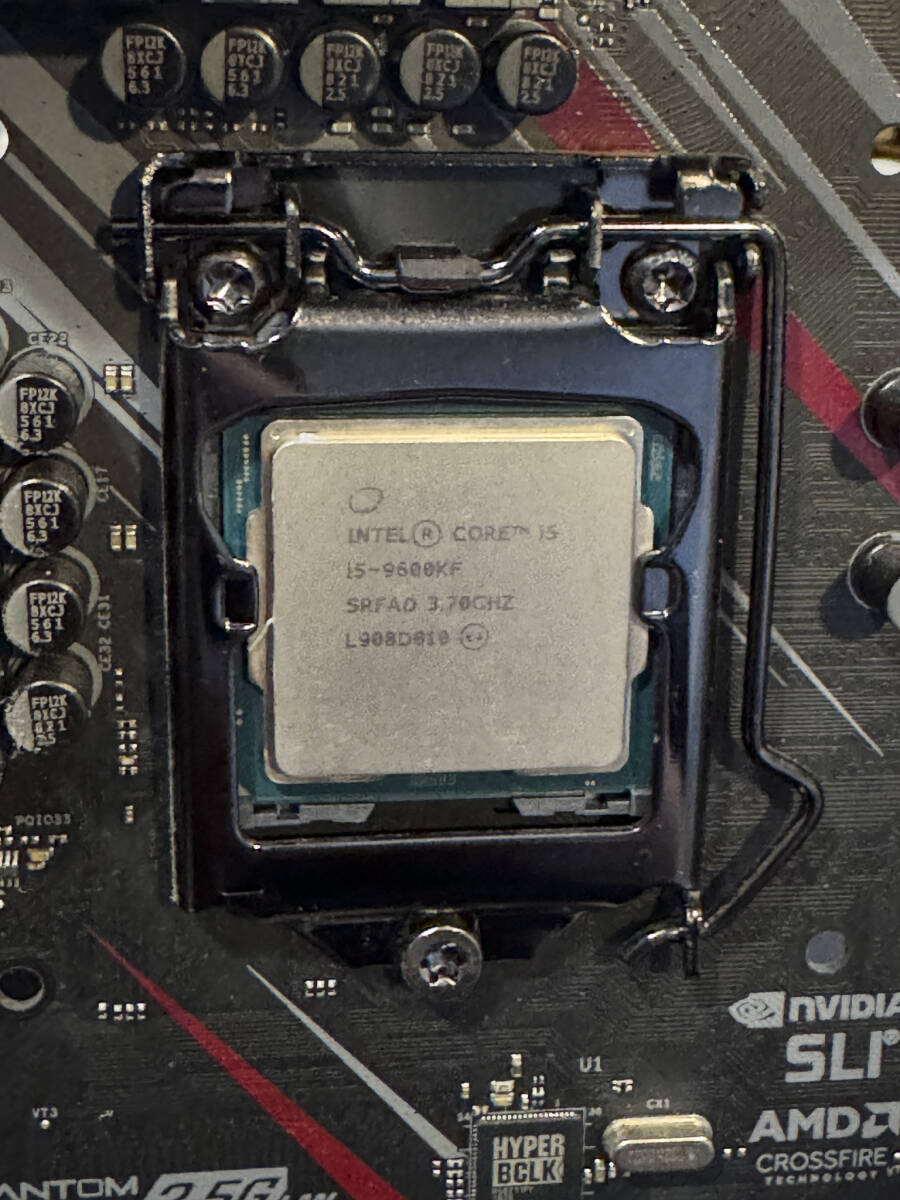 ☆★☆マザーボード & CPU Z390 Phantom Gaming 6 ATX ASRock & Intel Core i5-9600KF 中古☆★☆_8