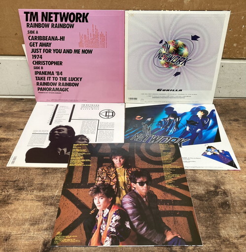 に-4-7】80 TMネットワーク FENCE OF DEFENSE LP 12インチ 13枚まとめ
