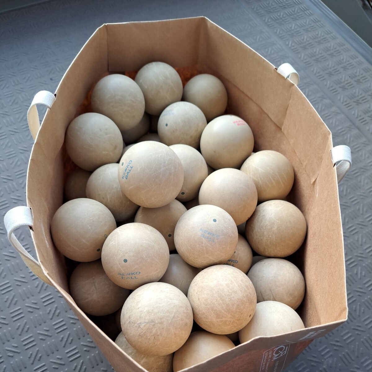 簡易チェック済☆ソフトテニス ボール☆100球☆アカエム ケンコー ダンロップ☆軟式テニス_1