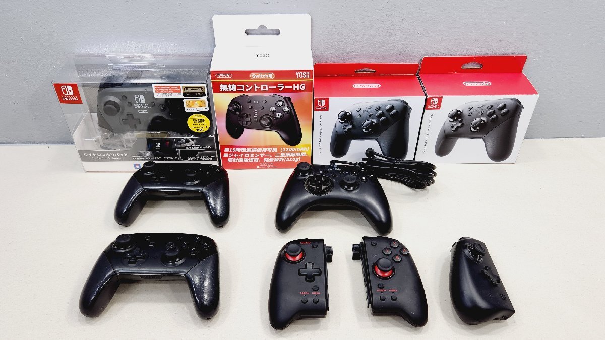 ☆ジャンク Nintendo Switch 純正/非純正 コントローラー 8個 まとめ