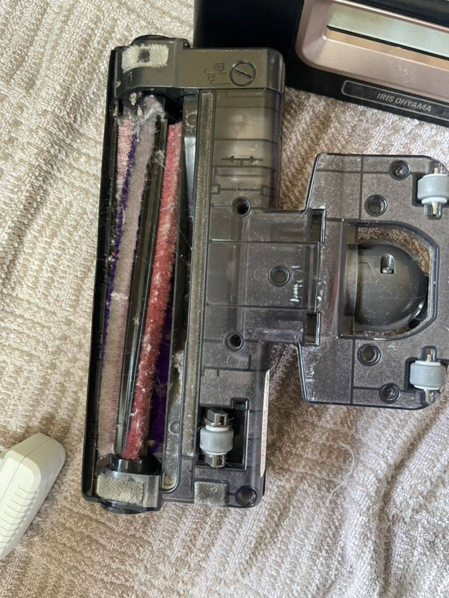 ★アイリスオーヤマ 掃除機 コードレス掃除機 極細スティック掃除機 コードレスクリーナー KIC-SLDCP6-P 簡易動作確認済み_6