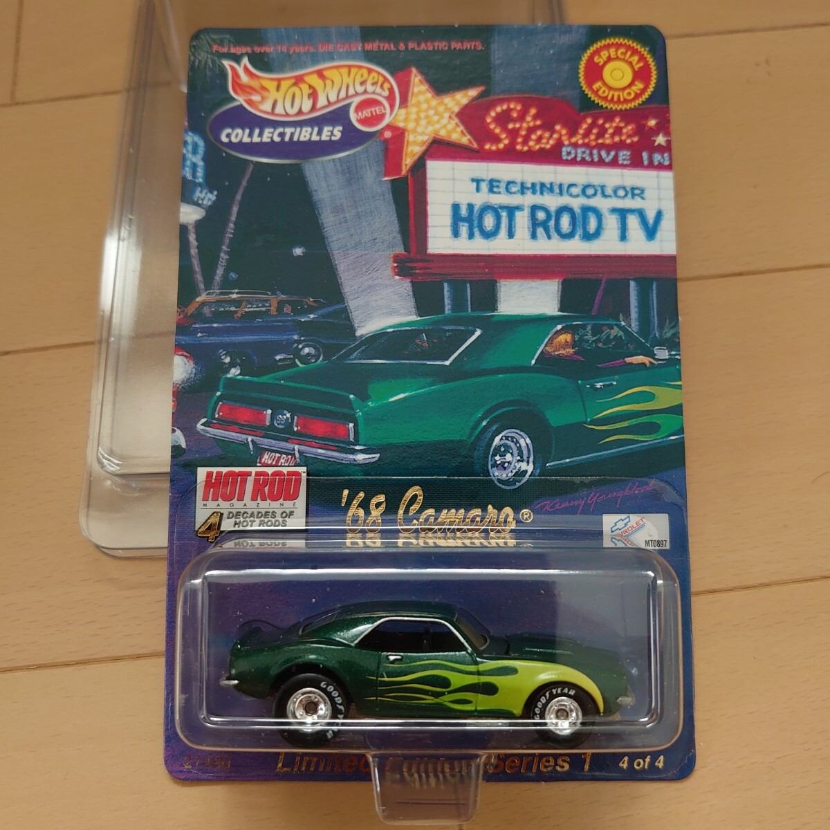 ホットウィール Hot Wheels コレクティブル 68 Camaro カマロ ミニカー HOTROD magazine hot rod_1