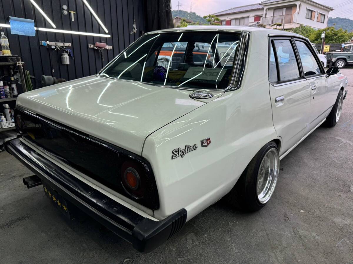 日産 スカイライン ジャパン GT-EX 5速MT 2000cc 3連キャブ タコ足 SSR14インチAW SKYLINE JAPAN 旧車 名車 ハコスカ ケンメリ_3