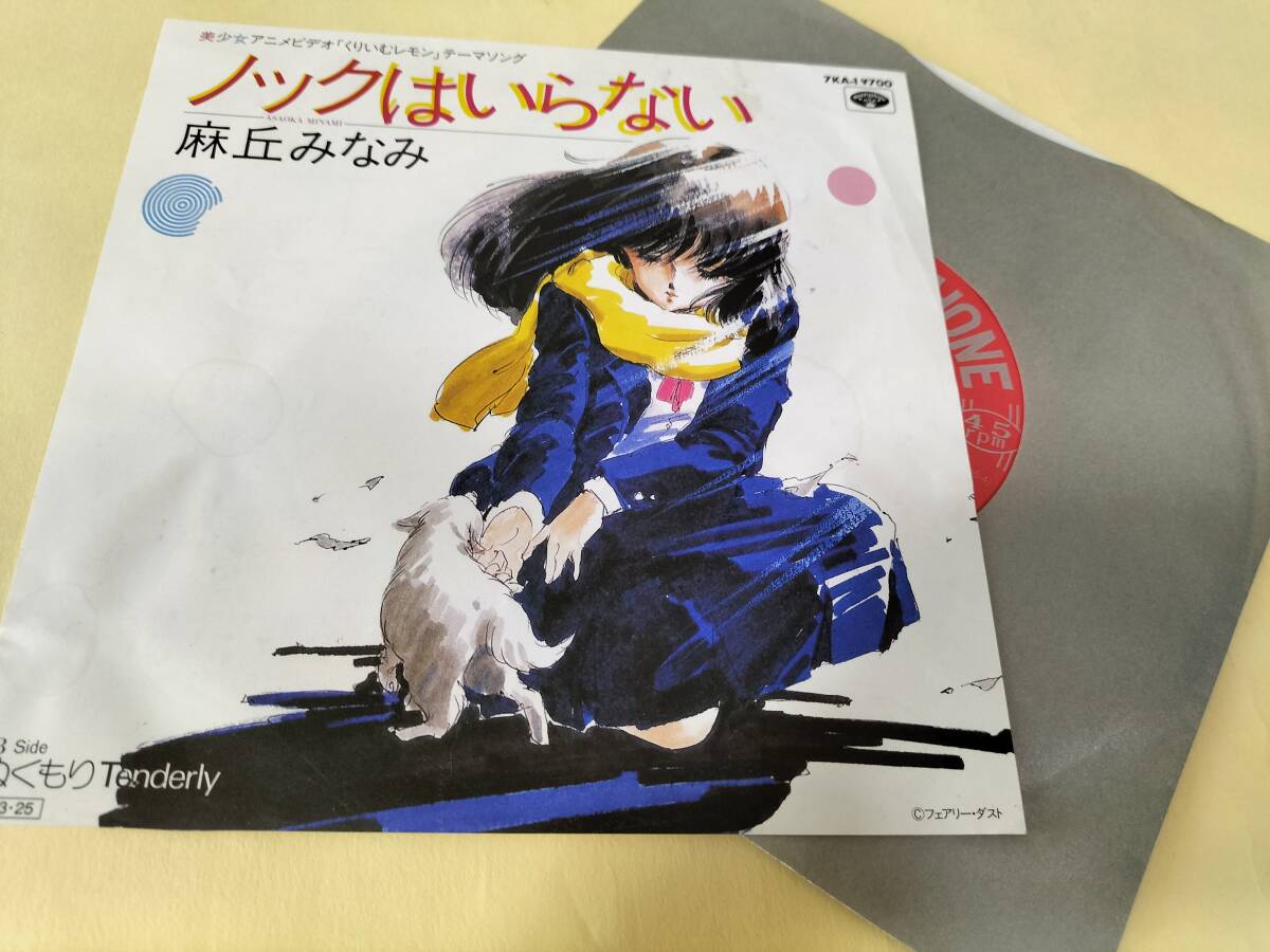 くりぃむレモン　ノックはいらない　EPレコード　ぬくもりTenderly　麻丘みなみ_7