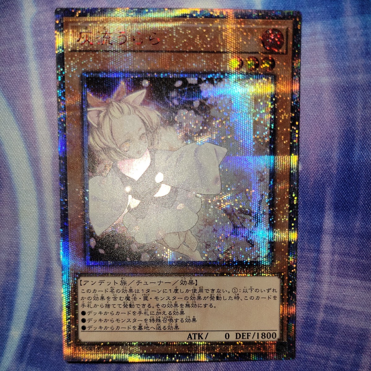 遊戯王 灰流うらら 20thシークレット 手札誘発 20thシク レジェンド