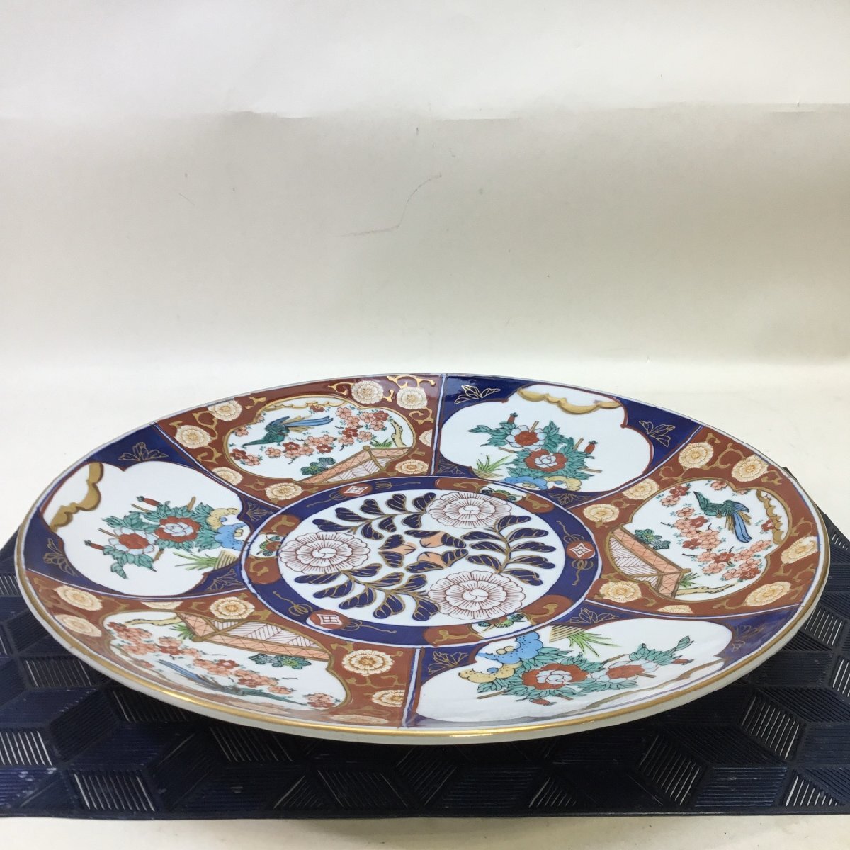 保管品/CSS】 伊万里焼 大皿 金襴手 伊万里 GOLD IMARI 色絵金彩 芙蓉
