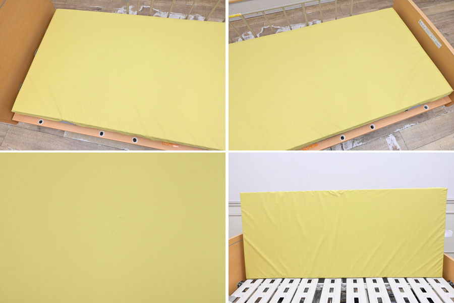 ER061 美品 パラマウントベッド 介護ベッド 3モーター 昇降ベッド 介護ベット リクライニング 転倒防止ガード_5