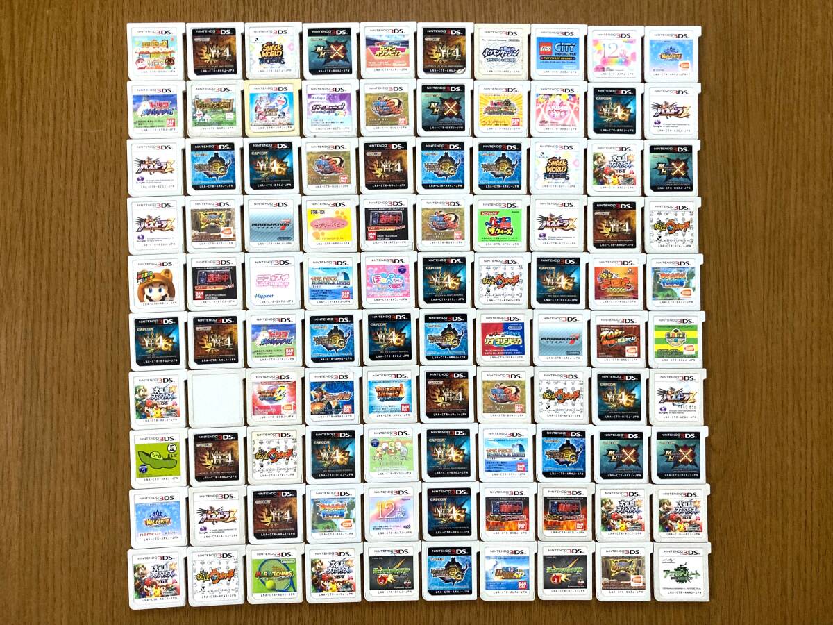 3DS ソフトのみ 100本セット まとめ 動作未確認 ジャンク 2