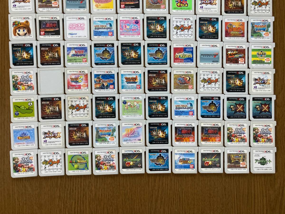 3DS ソフトのみ 100本セット まとめ 動作未確認 ジャンク 2