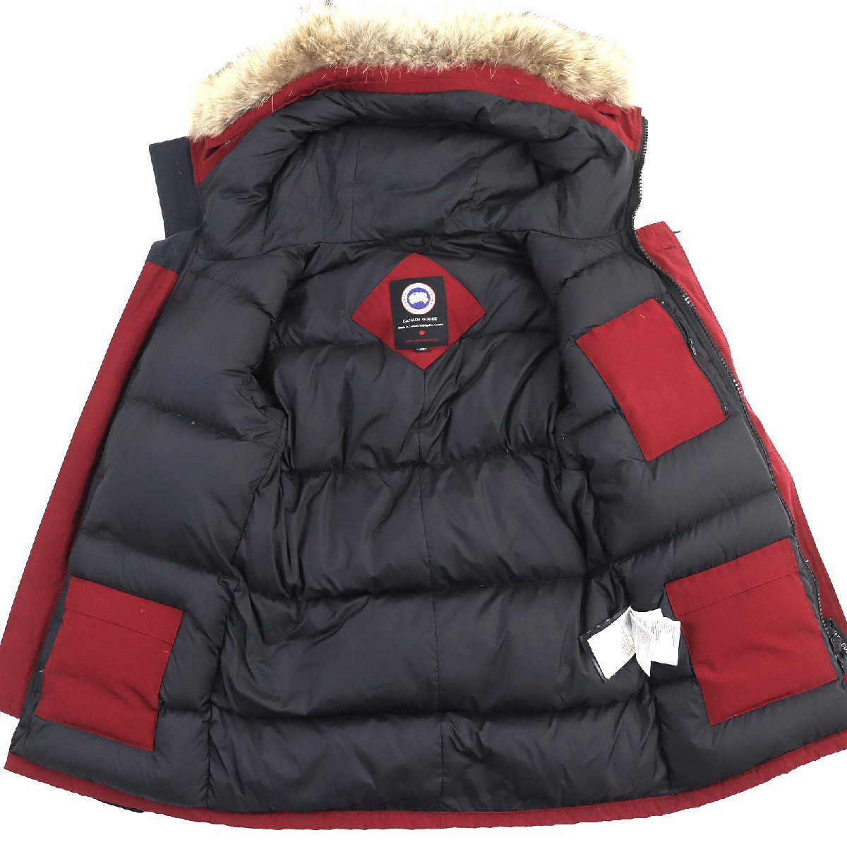 良品△カナダグース 3426MA CHATEAU シャトー ロゴワッペン ファー