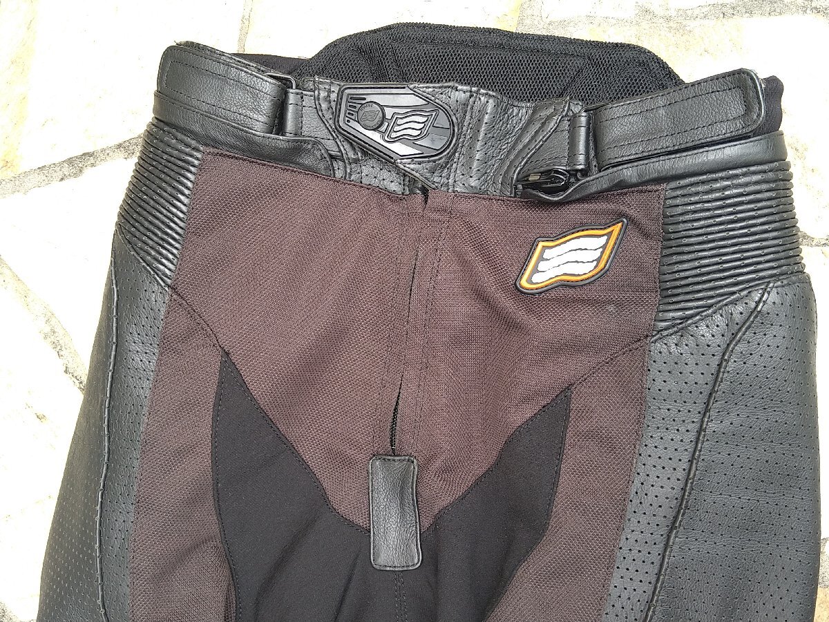 HYOD Mサイズ パンチングメッシュ レザーパンツ ブラック ヒョウドウ