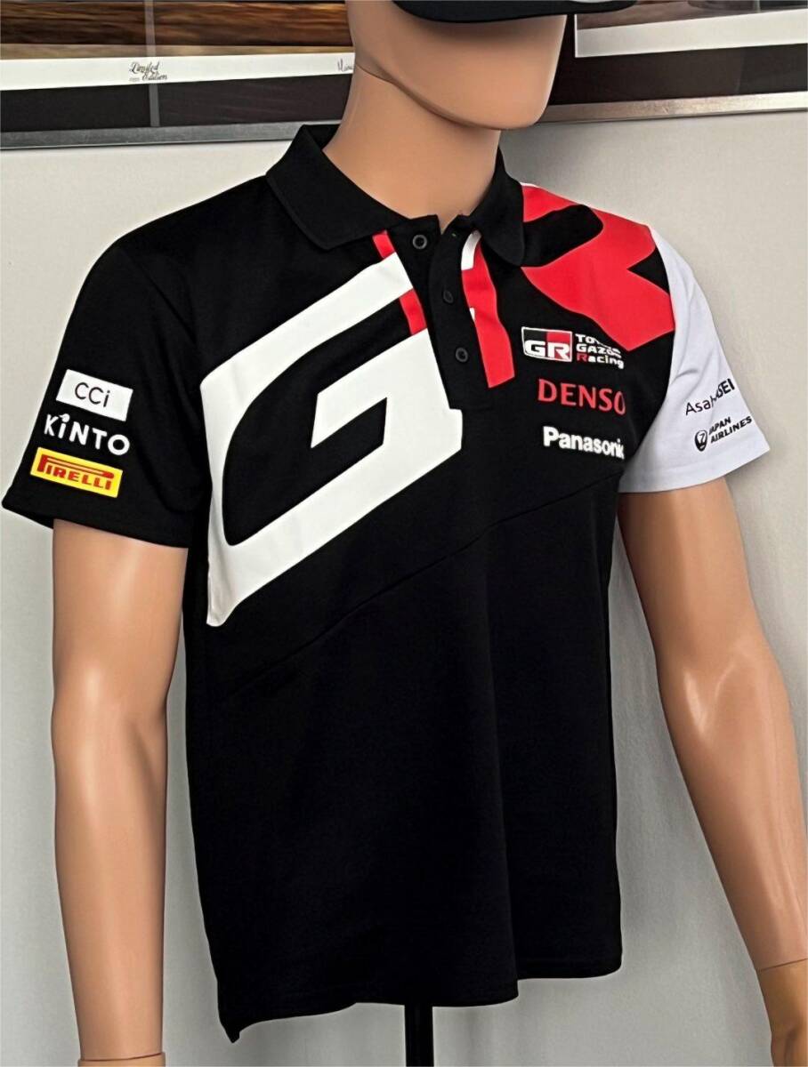 サイズM】TOYOTA GAZOO RACING POLO SHIRT WRCチームポロシャツ