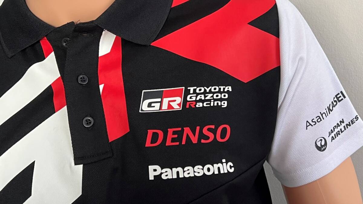 サイズM】TOYOTA GAZOO RACING POLO SHIRT WRCチームポロシャツ