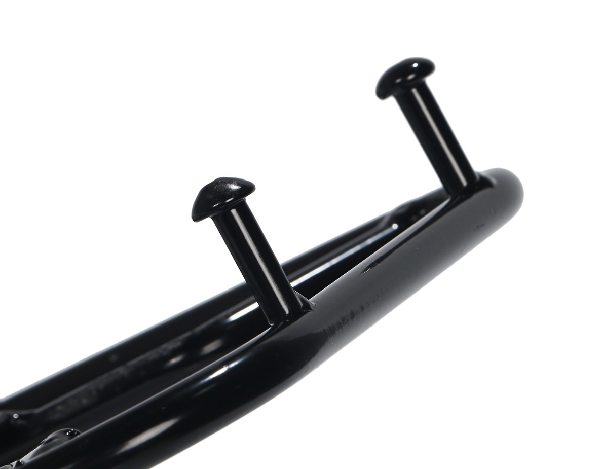 HONDA ホンダ 用 リア キャリア ズーマーX JF52 110cc ブラック 黒 スチール 製 荷台 汎用 社外品 バイク カスタム パーツ_3