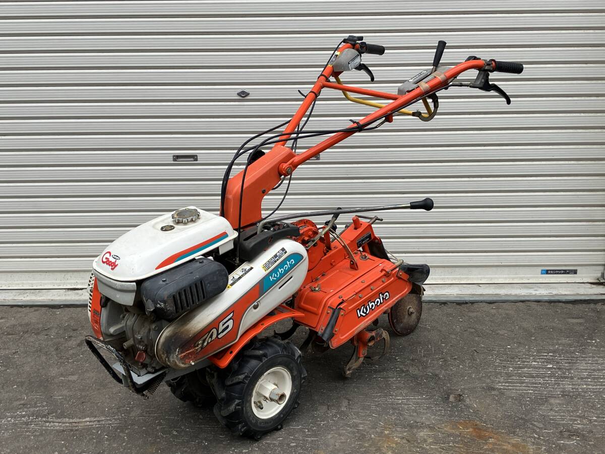 札幌発☆最落なし!【動作OK!】耕運機 クボタ TA5-S ガソリン 最大4.2 