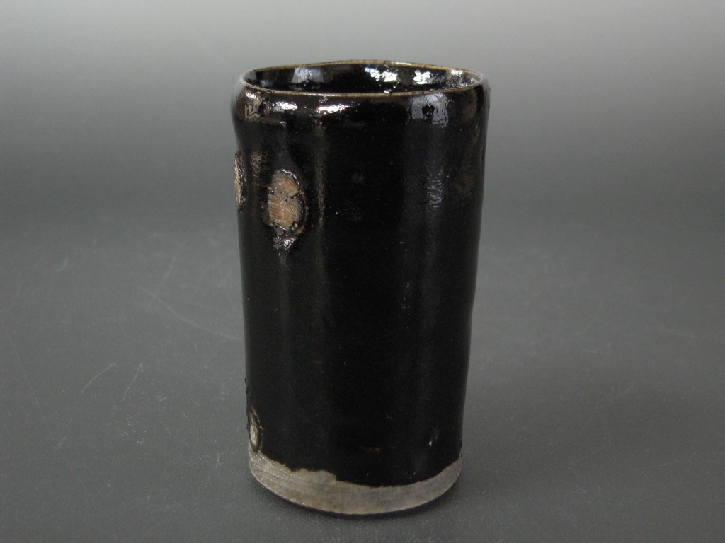 人気作家☆水谷渉師：中川自然坊＆鯉江良二引き出し黒ぐい呑