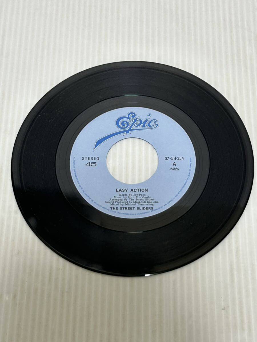 ◇A154◇ EP レコード 美盤 The Street Sliders ザ・ストリート・スライダーズ Easy Action イージー・アクション 07・5H-354_3
