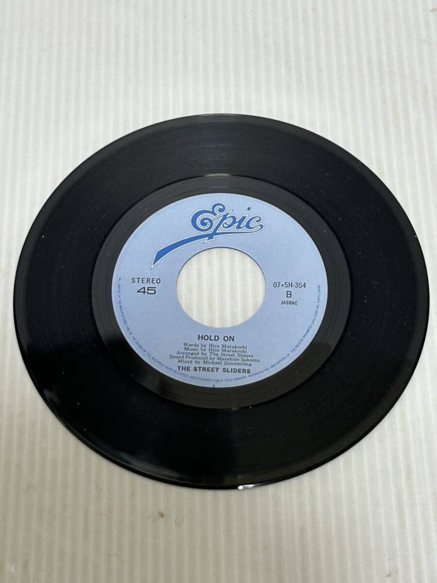 ◇A154◇ EP レコード 美盤 The Street Sliders ザ・ストリート・スライダーズ Easy Action イージー・アクション 07・5H-354_4