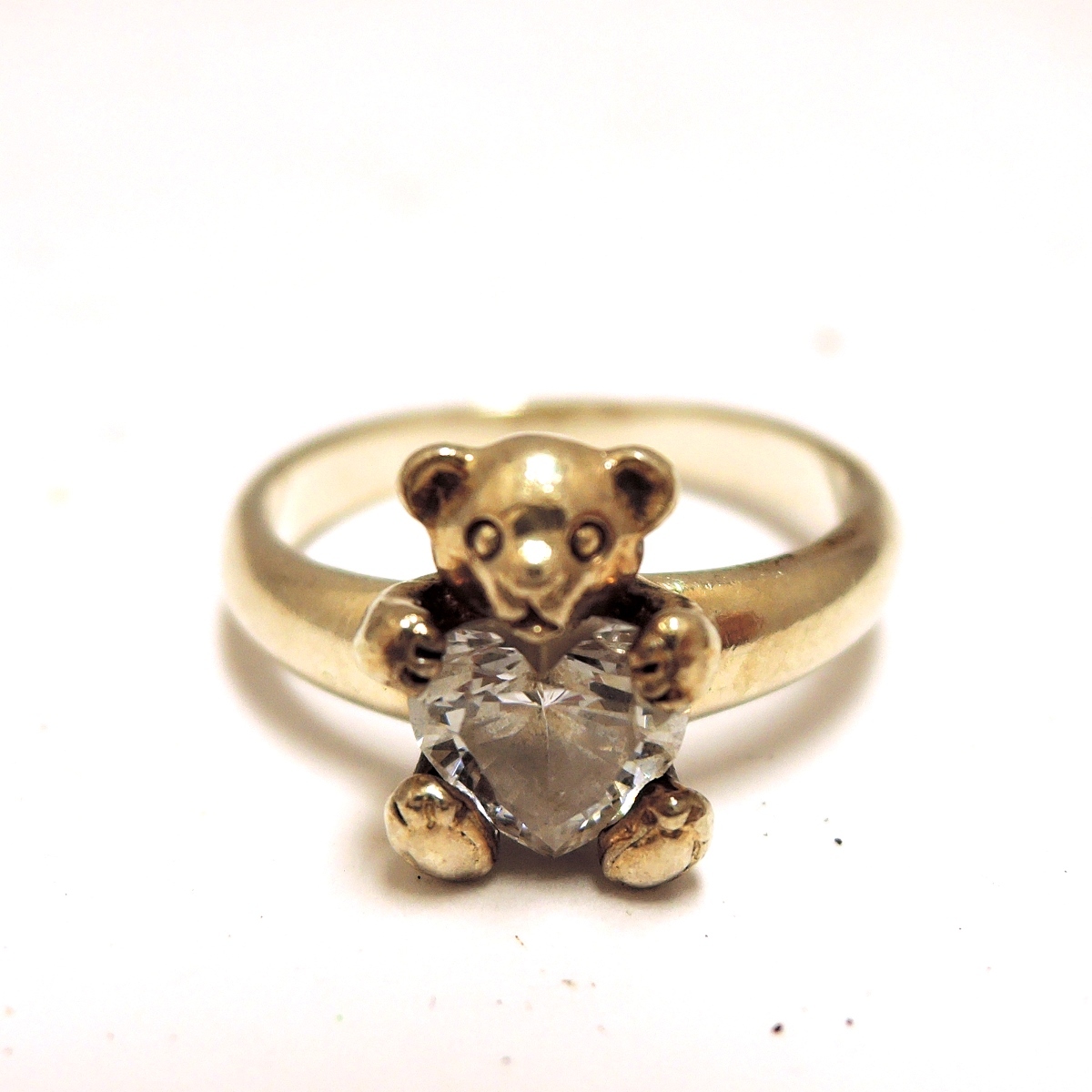 STAR JEWELRY くま ハート リング ◇極稀◇スタージュエリー/STAR JEWELRY◇シルバーリング◇ハート