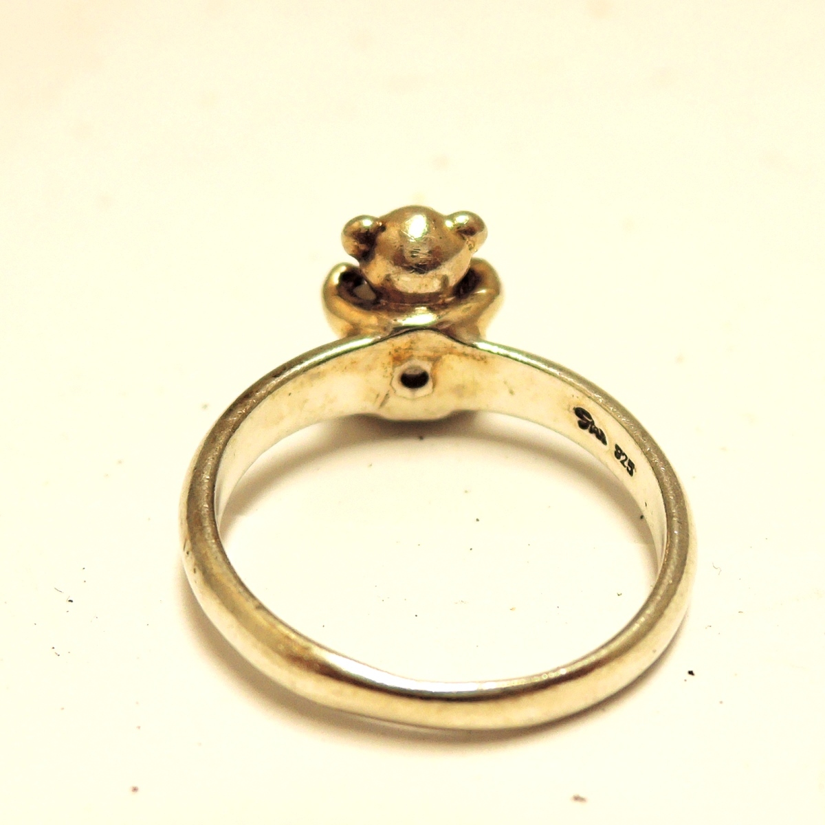 STAR JEWELRY くま ハート リング ◇極稀◇スタージュエリー/STAR JEWELRY◇シルバーリング◇ハート