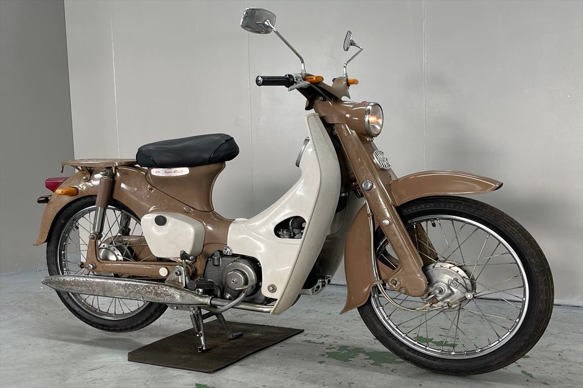 スーパーカブC100 売り切り！1円スタート！☆始動動画有☆エンジン