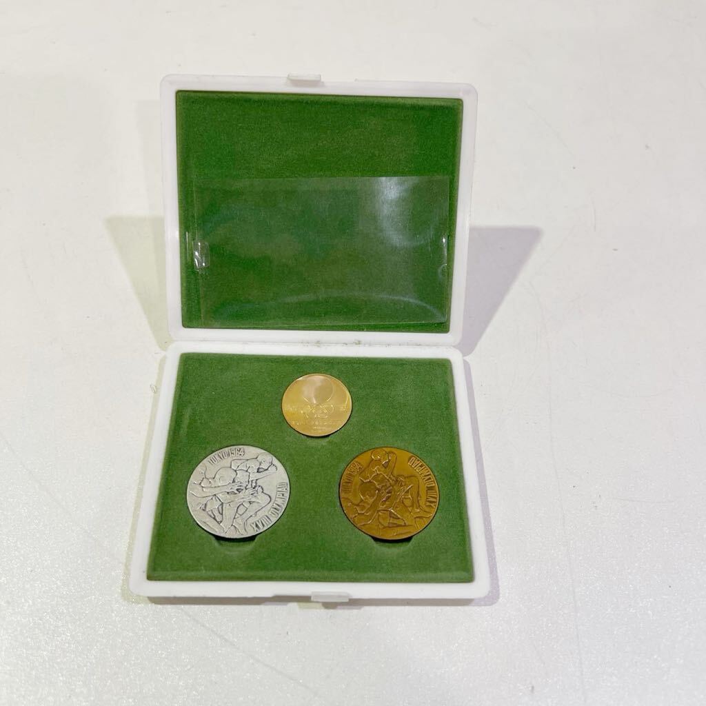 未使用保管品】 東京オリンピック1964年記念コイン 金貨 750 K18 銀貨