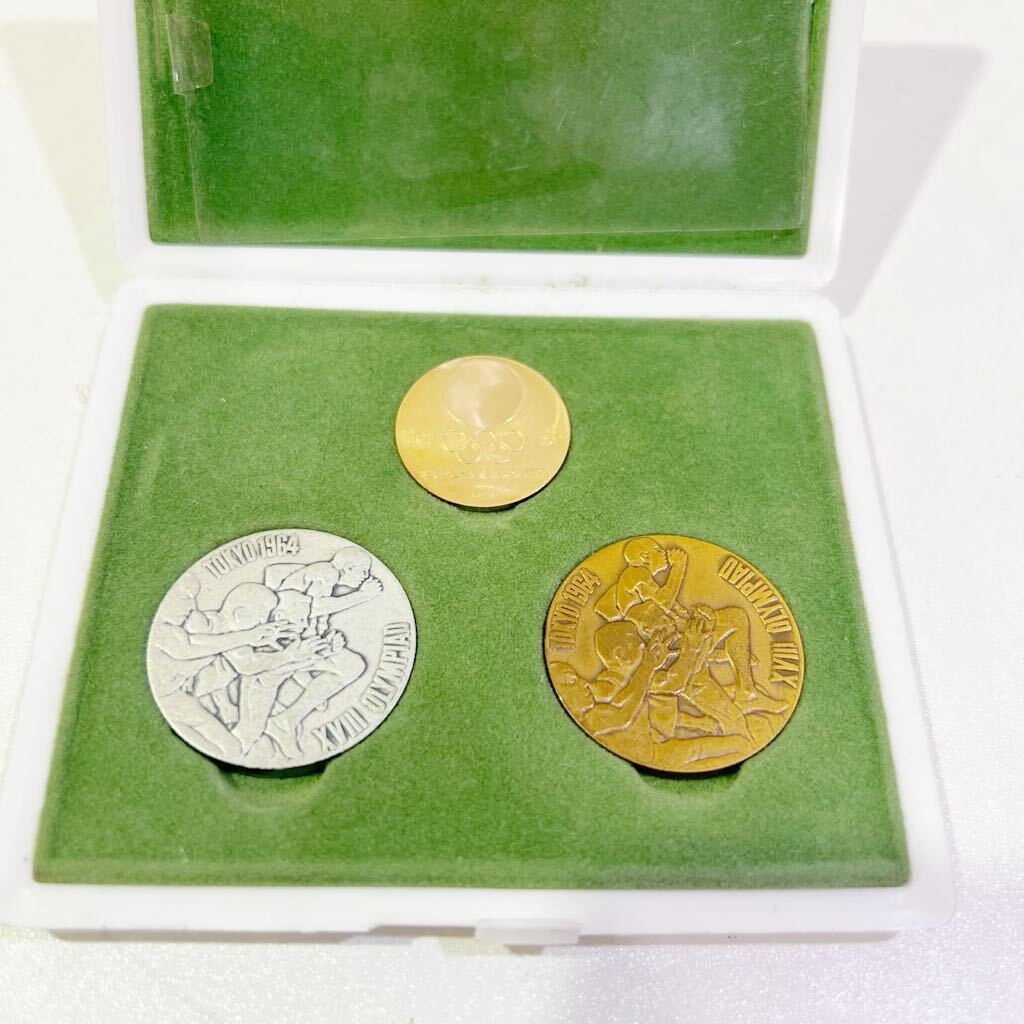 未使用保管品】 東京オリンピック1964年記念コイン 金貨 750 K18 銀貨